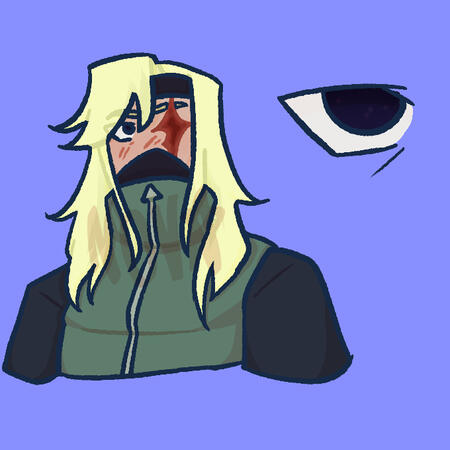 Etho Etho’sLab from Past Life SMP. He is wearing a skin inspired by Kakashi from Naruto.